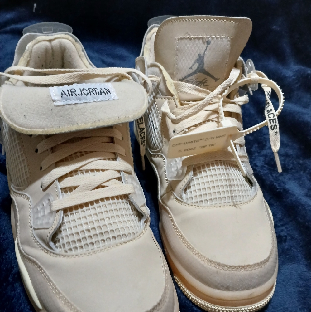 Off white jordan retro 5 sail. Reps